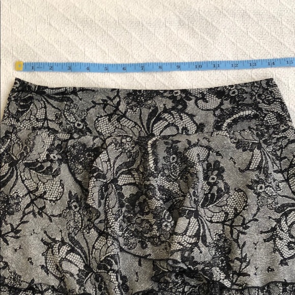 BCBG Layered Ruffle Wrap Mid Length Skirt - Picture 5 of 10